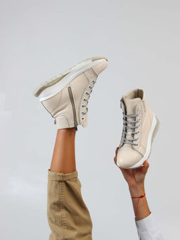 Ботинки 311.AVATARbe. Бежевый макс/Шерсть