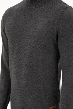 Мужской свитер антрацитового меланжа Неожиданная скидка в корзине - U.s. polo assn фото 7