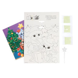 Набор для творчества. Неоновая фреска Зайчата у ёлки - Школа талантов фото 5