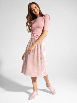 CONTE Велюровая юбка с плиссировкой MADEMOISELLE dusty rose dusty rose