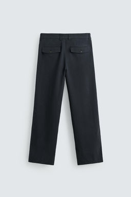 REGULAR FIT TEXTURED TROUSERS - Zara фото 16