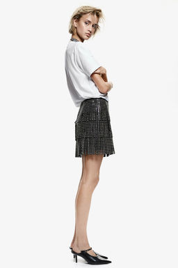 Falda de strass con flecos - H&m фото 4