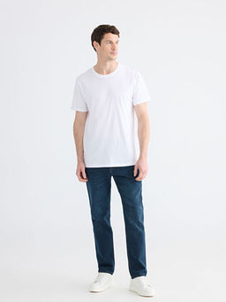 Slim Fit Bisiklet Yaka Erkek Ti??rt