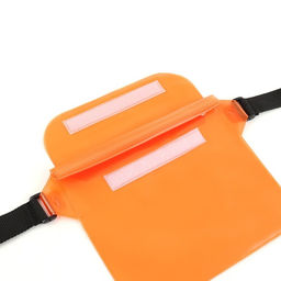 Сумка поясная, водонепроницаемая, оранжевая, 23х19 см - Simaland фото 7