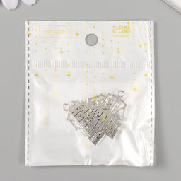 Металлический элемент, декоративная подвеска «Юрист: Правит закон», набор 5 шт., 2.2×2.7 см