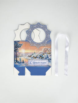 Набор подарочных коробок , 3 шт , Деревушка