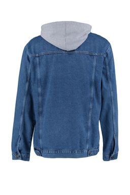 TRENDYOL MAN Siyah %100 Pamuk Regular Fit Orme Kapusonlu Denim Ceket TMNAW23CE00019 - Trendyolmilla фото 14