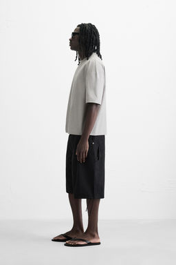 RELAXED FIT TECHNICAL T-SHIRT - Zara фото 4