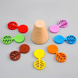 Развивающая игра балансир «Сказочное дерево» 21×16.5×7.5 см