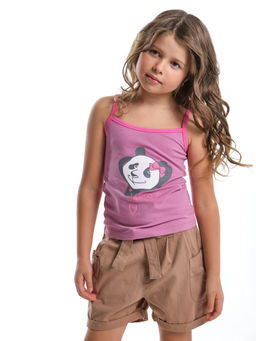 Футболка-топ UD 0060 слив/панда