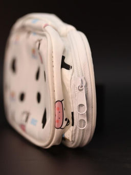 Пенал-косметичка "Funny animals", white (20*12*6.5 см)