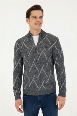 Мужской темно-синий свитер - U.s. polo assn фото 3