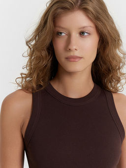 Топ женский коричневый - Mark formelle фото 4