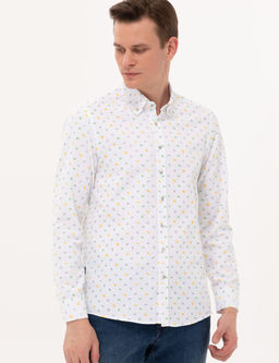 A__k Ye_il Slim Fit Uzun Kollu G_mlek