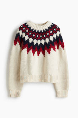 Jersey en punto jacquard