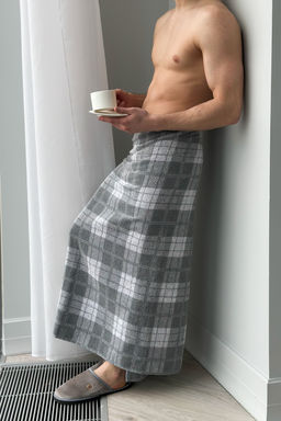 Полотенце махровое Английская клетка