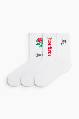 Pack de 3 calcetines con motivo