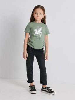 ACOOLA / Брюки джинсовые детские для девочек Siam темно-серый