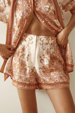 Pantal?n corto de lyocell con dise?o estampado - H&m фото 4