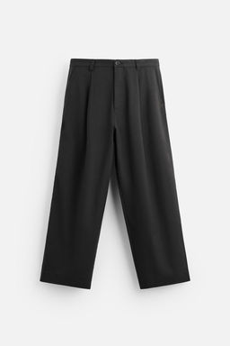 WIDE-FIT PLEATED TROUSERS - Zara фото 7