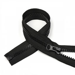 Молния Mzip трактор №8 1 замок усил.зв., 120см, цв.F322 черный уп.10шт