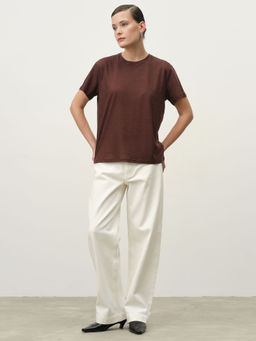 Футболка из крапивы 2882 шоколад