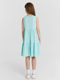 Платье для девочек голубое - Mark formelle фото 2