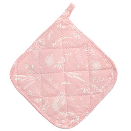 Прихватка квадратная 18х18, рогожка, 100 % хлопок, Соцветие