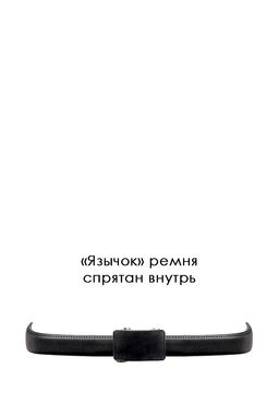 Ремень кожаный мужской CARPENTER Crt50/A гладк.черный  фото 4