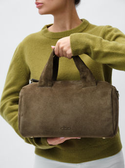 Замшевая сумка Bowling DBR 31378 тундра