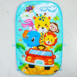 Развивающий коврик Жирафик, с пианино, голубой - Simaland фото 14