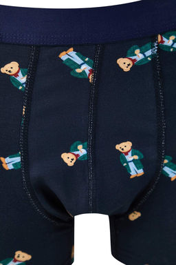 TRENDYOL MAN Cok Renkli 3lu Paket Ay? Bask?l?-Duz Esnek PamukluBoxer TMNSS25BX00008 - Trendyolmilla фото 5