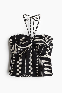 Top halter corto