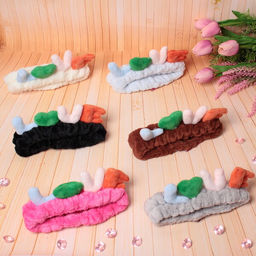 Цена за 2шт. Повязка на голову "Beauty Mapafet- LOVE", 6 цветов, 6*20см