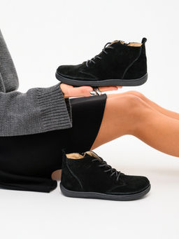 Босоногие ботинки 210.NATAbl.Черная замша