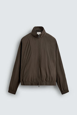 CAZADORA BOMBER RELAXED FIT / Chocolate - Zara фото 7