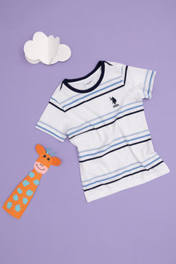Белая футболка для мальчика - U.s. polo assn фото 5