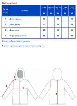 OCAW22JK4T128 Куртка д/жен. Эмина - Oldos фото 7
