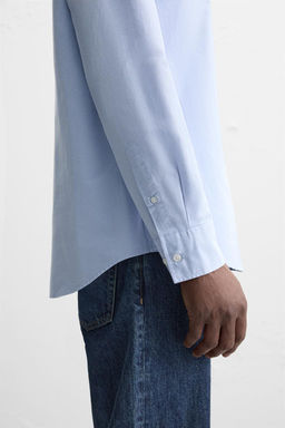 TEXTURED OXFORD SHIRT - Zara фото 14