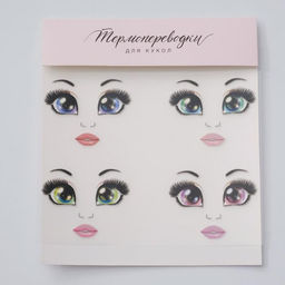 Термопереводки для кукол «Бровки» 19×16.5 см