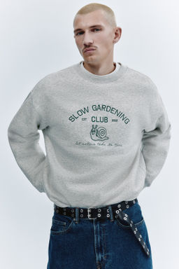 Sudadera con motivo bordado Relaxed Fit - H&m фото 2