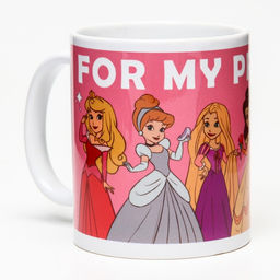 Кружка сублимация, 350 мл For my princess, Принцессы - Disney фото 2