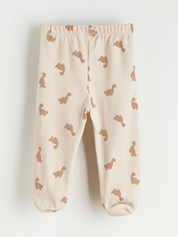 Dinazor Desenli Erkek Bebek Pantolon