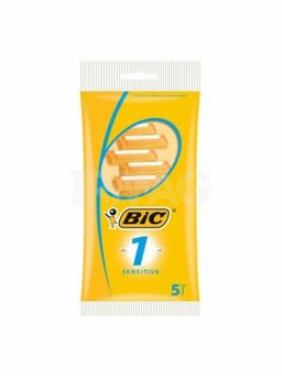 BIC станок д/бритья одноразовый Муж. БИК-1 Sensitive (пак.5шт)