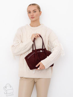 Сумка женская кожаная 2346YF angola red Polina&Eiterou