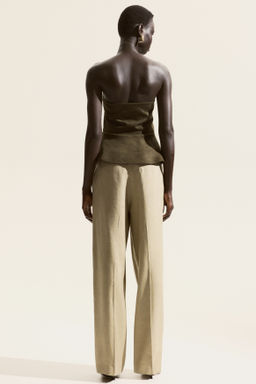 Top bandeau con peplum - H&m фото 7
