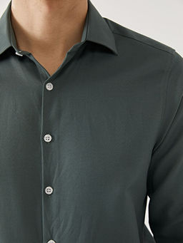 Slim Fit Uzun Kollu Arm?rl? Erkek G?mlek