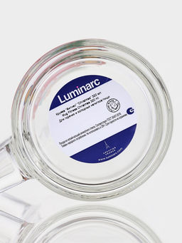 Кружка Luminarc Рождество, 320 мл, стекло, прозрачная, рисунок МИКС