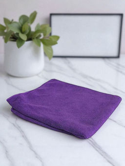 Тряпка для пола из микрофибры М-02F цвет-фиолетовый р-р 40*50см (310229) /MALLONY/