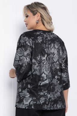 Блуза Австрия (черная) Б12365-27 - Lt collection фото 2